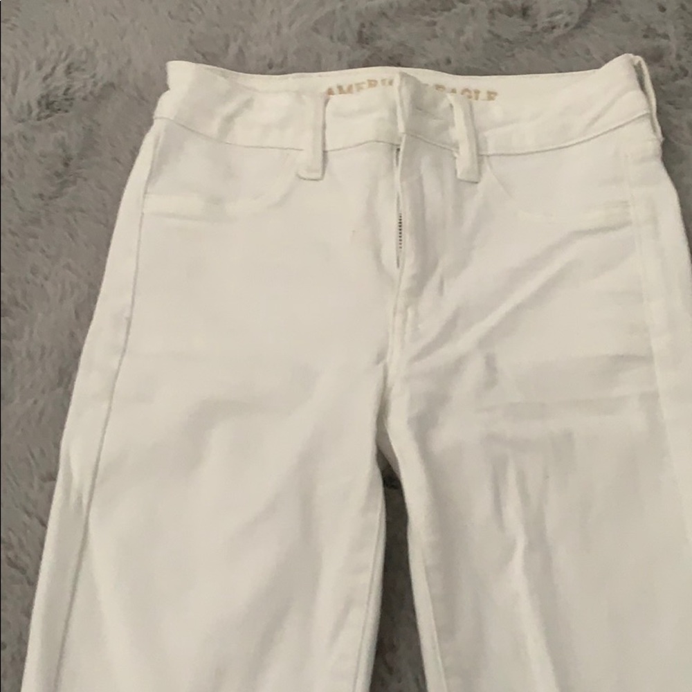 White AEO jeans